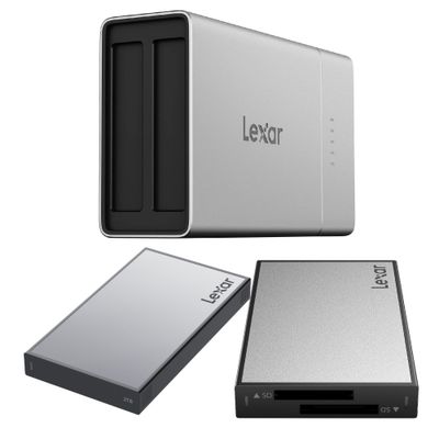 Lexar Professional Workflow Go I cu cititor SD dual si SSD de 2TB