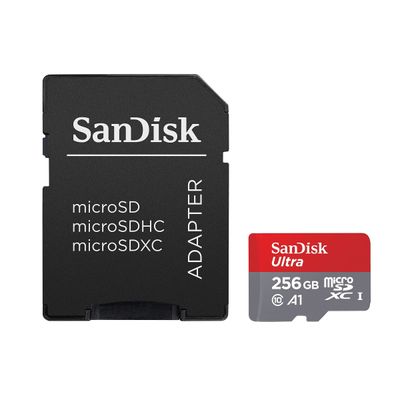 Resigilat: SanDisk Ultra Card MicroSDXC 256GB + Adaptor SD 150MB/s A1 Class 10 UHS-I - RS125067687-1