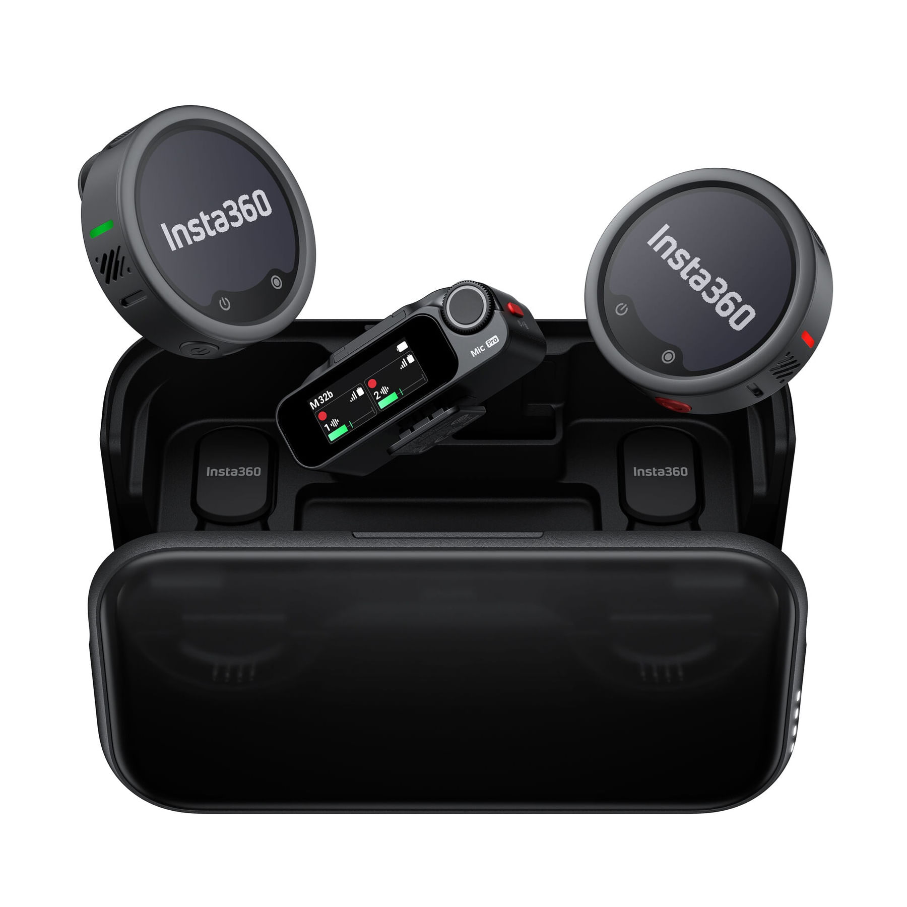 Insta360 Mic Pro Microfon Wireless 2 TX + 1 RX-F64.ro - F64.ro