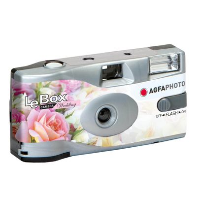 AgfaPhoto LeBox Wedding Aparat Foto Unica Folosinta Film Color 27 Exp ISO400