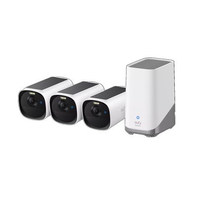 Anker eufyCam E40 Sistem Supraveghere Video Set Homebase 3 + 3 Camere Video Incarcare Solara Wireless