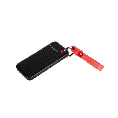 Verbatim Pocket SSD Extern 256GB USB 3.2 Gen 2 Tip C Negru/Rosu