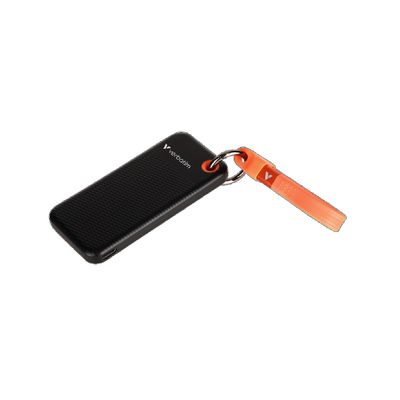 Verbatim Pocket SSD Extern 256GB USB 3.2 Gen 2 Tip C Negru/Portocaliu