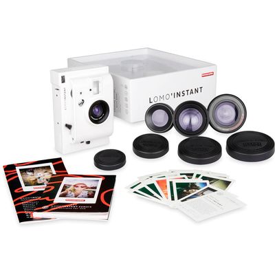 Lomography Lomo Instant Aparat Foto Instant cu 3 Obiective Alb