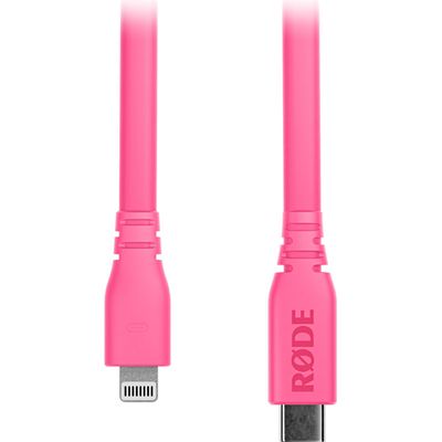Resigilat: Rode SC19 Cablu USB-C la Lightning 1.5m Roz - RS125080629-1