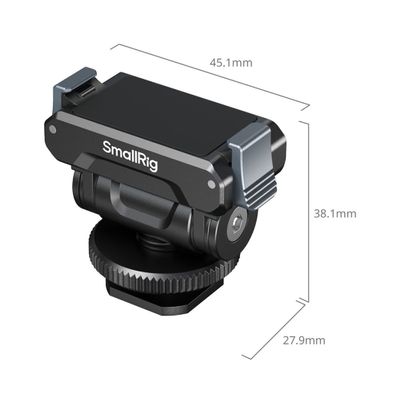 SmallRig 5436 Suport cu Eliberare Rapida pentru DJI Osmo360/Action 5 Pro/4/3 cu Adaptor Cold Shoe