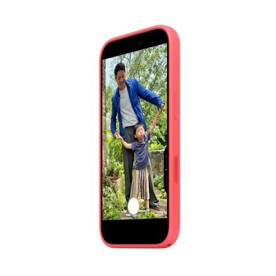 Apple Husa Silicon cu MagSafe pentru IPhone17 Bright Guava
