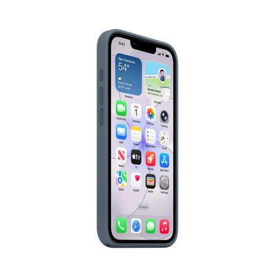 Apple Husa Silicon cu MagSafe pentru IPhone 17e Anchor Blue