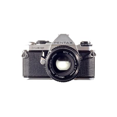 Pentax ME Super + Pentax 50mm F2 + Pentax 135mm F3.5 SH-1033186