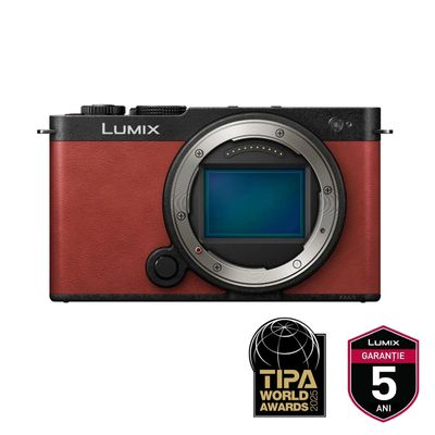 Resigilat: Panasonic Lumix S9 Aparat Foto Mirrorless Full Frame 24MP 6K Rosu - RS125079414-1