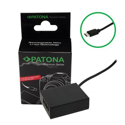 Patona Premium Adaptor Baterie cu Intrare USB-C pentru Fujifilm NP-W126S HS30 EXR X-T1 XT-3 X-Pro 3