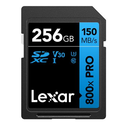 Lexar Card de Memorie SDXC 800x Pro UHS-I C10 (V30) U3 R150 256GB