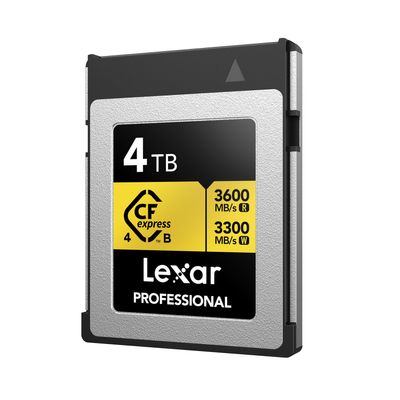Lexar CFexpress Profesional Gold Card de Memorie Tip B 4TB R3600/W3300