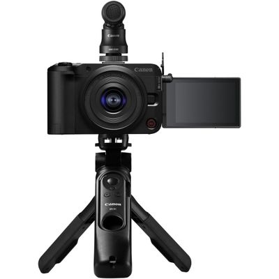 [Pachet] Canon R50V Creator 14-30mm + Hollyland LARK M2S Wireless Duo Space Gray + SanDisk Extreme PRO SD 128GB + Ulanzi TE88 Geanta Foto de Umar