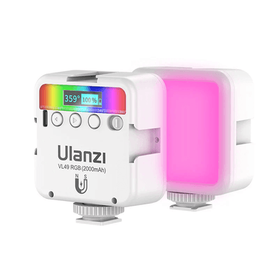 Resigilat: Ulanzi VL49 Lampa RGB Light alba - RS125078988-1