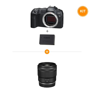 [Pachet] Canon EOS R8 Kit LP-E17 + Canon RF 45mm F1.2 STM montura RF