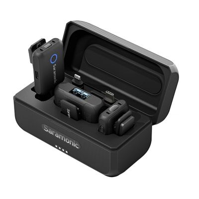 Resigilat: Saramonic Blink 500 B2+ Linie Wireless Microfon 2.4 Ghz 1RX 2TX - RS125083737-1