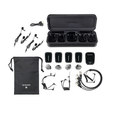 Resigilat: Saramonic Blink 500 PROX B8 Sistem Microfon Wireless 4 2.4GHz cu Inregistrare - RS125086367-1