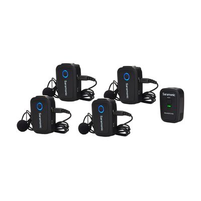 Resigilat: Saramonic Blink 500 T4 LInie Wireless Microfon 2.4GHz 1RX 4TX cu Lavaliere - RS125083730-1