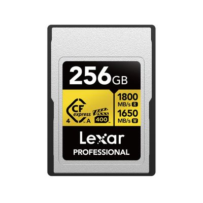 Lexar Professional Gold Card de Memorie CFexpress Tip A 4.0 256GB R1800/W1650