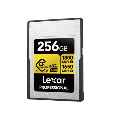 Lexar Professional Gold Card de Memorie CFexpress Tip A 4.0 256GB R1800/W1650