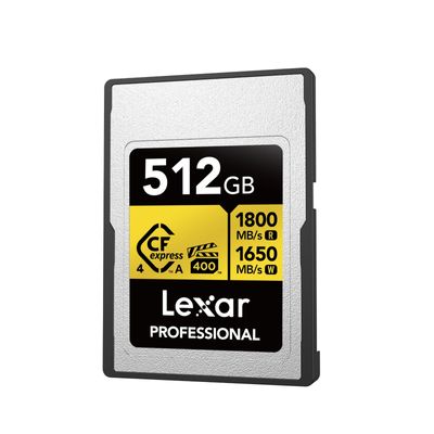 Lexar Professional Gold Card de Memorie CFexpress Tip A 4.0 512GB R1800/W1650