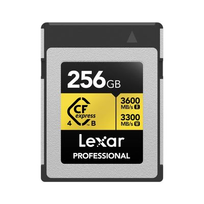 Lexar Profesional Gold Card de Memorie CFexpress Tip B 256GB R3600/W3300