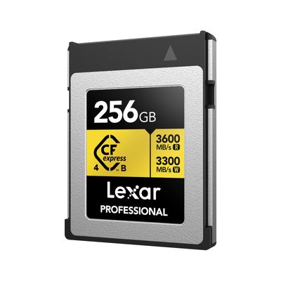 Lexar Profesional Gold Card de Memorie CFexpress Tip B 256GB R3600/W3300