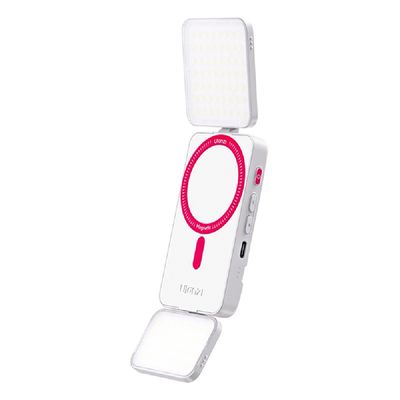 Ulanzi GL01 GlowUp Peach Snow Lampa LED cu MagMod Alb