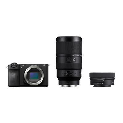 Sony Alpha A6700 Aparat Foto Mirrorless Kit cu Obiective 16-50mm OSS II F3.5-5.6 si 70-350mm G OSS F4.5-6.3