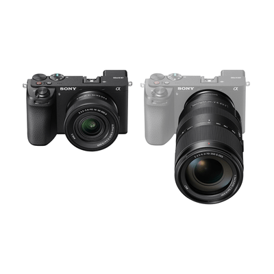 Sony Alpha A6700 Aparat Foto Mirrorless Kit cu Obiective 16-50mm OSS II F3.5-5.6 si 70-350mm G OSS F4.5-6.3