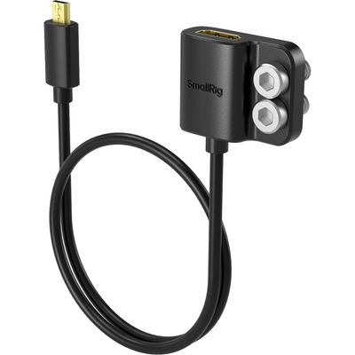 SmallRig 6125 Cablu Adaptor Micro-HDMI la HDMI Type A 35.5 cm