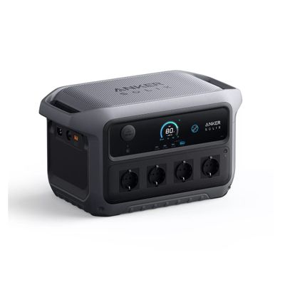 Anker Solix C2000 Generatia 2 Statie de Alimentare Portabila 2048Wh 2400W Functie UPS Gri