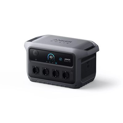 Anker Solix C2000 Generatia 2 Statie de Alimentare Portabila 2048Wh 2400W Functie UPS Gri