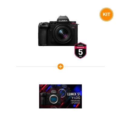 [Pachet] Panasonic LUMIX S5 II Kit Obiectiv 18-40mm + Cod Upgrade V-Log DMW-SFU2