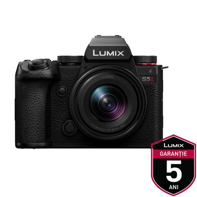 [Pachet] Panasonic LUMIX S5 II Kit Obiectiv 18-40mm + Cod Upgrade V-Log DMW-SFU2