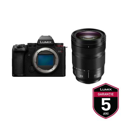 [Pachet] Panasonic Lumix S5 II Kit Obiectiv 24-105mm + Cod Upgrade V-Log DMW-SFU2