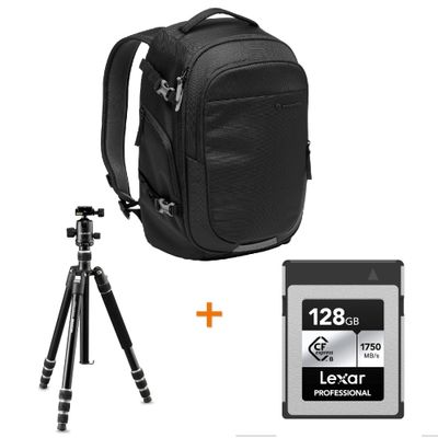 Travel Kit 3 Accesorii Rucsac + CF128 + Tripod K3CNR