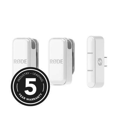 Resigilat: Rode Wireless Micro L Sistem Microfon Fara Fir 2TX + 1RX Alb iOS Lightning - RS125082992-2
