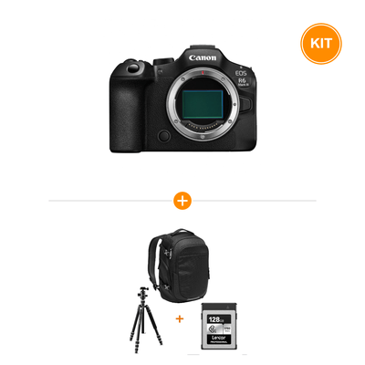 [Pachet] Canon EOS R6 Mark III + Kit Accesorii cu Rucsac + card CF128 + Trepied