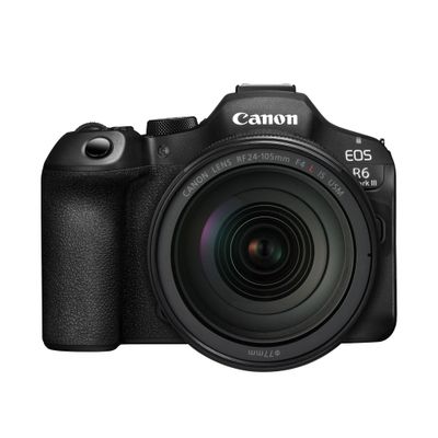 [Pachet] Canon EOS R6 Mark III kit cu Obiectiv 24-105mm F4 L IS USM + Kit Accesorii cu Rucsac + card CF128 + Trepied