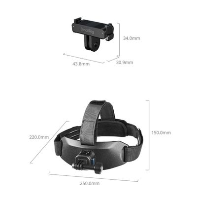 SmallRig 6304 Curea pentru Cap Compatibila cu DJI Osmo Action 6 / Nano
