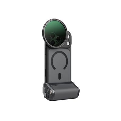 [Pachet] SmallRig 6301 Kit Grip Fotografie FilMov cu Filtru pentru iPhone 17 Pro Max + Smallrig 5300 FilMov Curea de Umar pt Telefon Portocalie