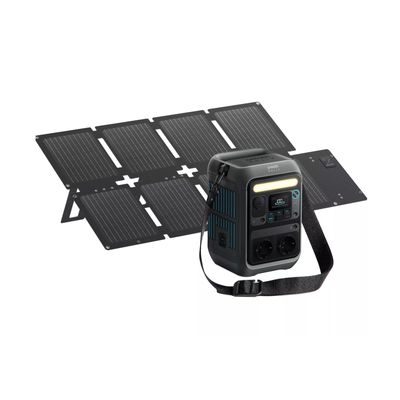 Anker Solix C300X AC Kit Statie de Alimentare cu Panou Solar Anker Solix 60W Portabil