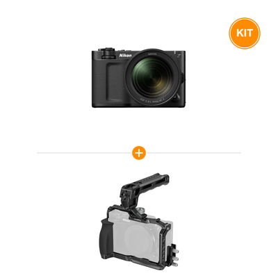 [Pachet] Nikon ZR Kit 24-70mm f/4 S + SmallRig 5647 Cage Kit cu Top Handle