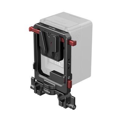 SmallRig 6273 Placa Rotativa pentru Bateriile V-Mount si Clema Dubla pentru Tija de 15 mm