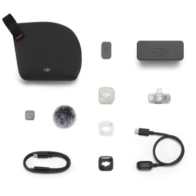 DJI Mic Mini 2S Sistem Microfon Wireless Single TX + 1 Mobile RX + Carcasa Incarcare