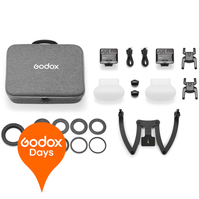 Godox MF12-DK3 Kit Blituri Macro Profesionale Dentale