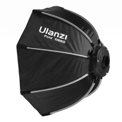 Ulanzi LAS002 Softbox Octagonal 60cm cu Grid Montura Mini Bowens