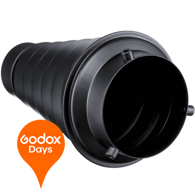 Godox Snoot SN01 cu Grid Honeycomb Montura Bowens S